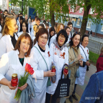 Студенты ББМК приняли участие в шествии «Дорогой милосердия», посвящённом памяти медикам Великой отечественной войны