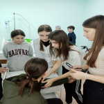 12 ноября в Барнаульском медицинском колледже состоялись очередные уроки профессионального мастерства в поддержку реализации проекта «Билет в будущее»